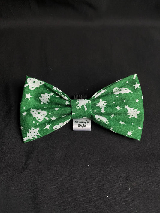 Green Christmas Bow