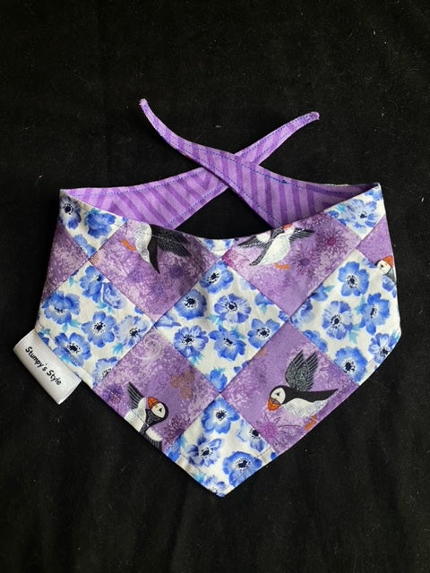 Purple Puffin Patchwork - XS