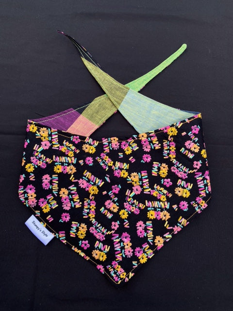 Pink & Yellow Flowers - M
