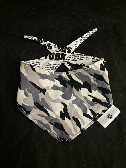 Camouflage Newspaper  - XS