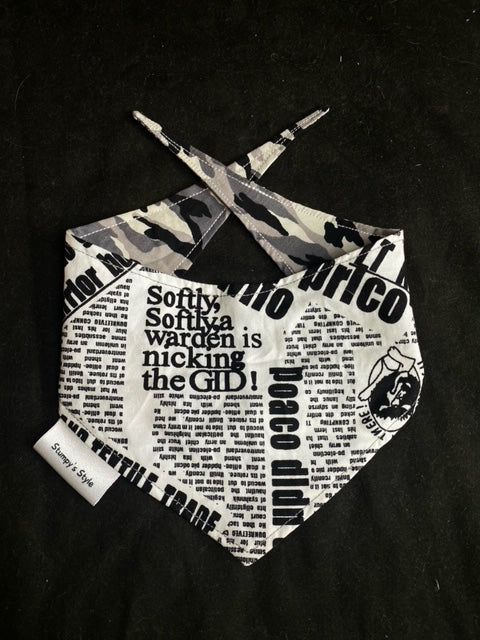 Camouflage Newspaper  - XS